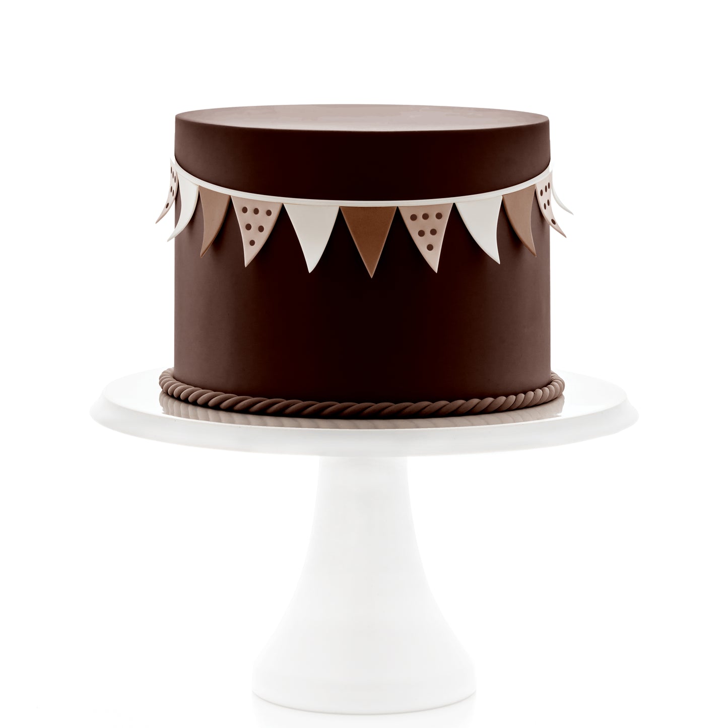 2lbs Dark Brown Chocolate, Satin Ice Fondant