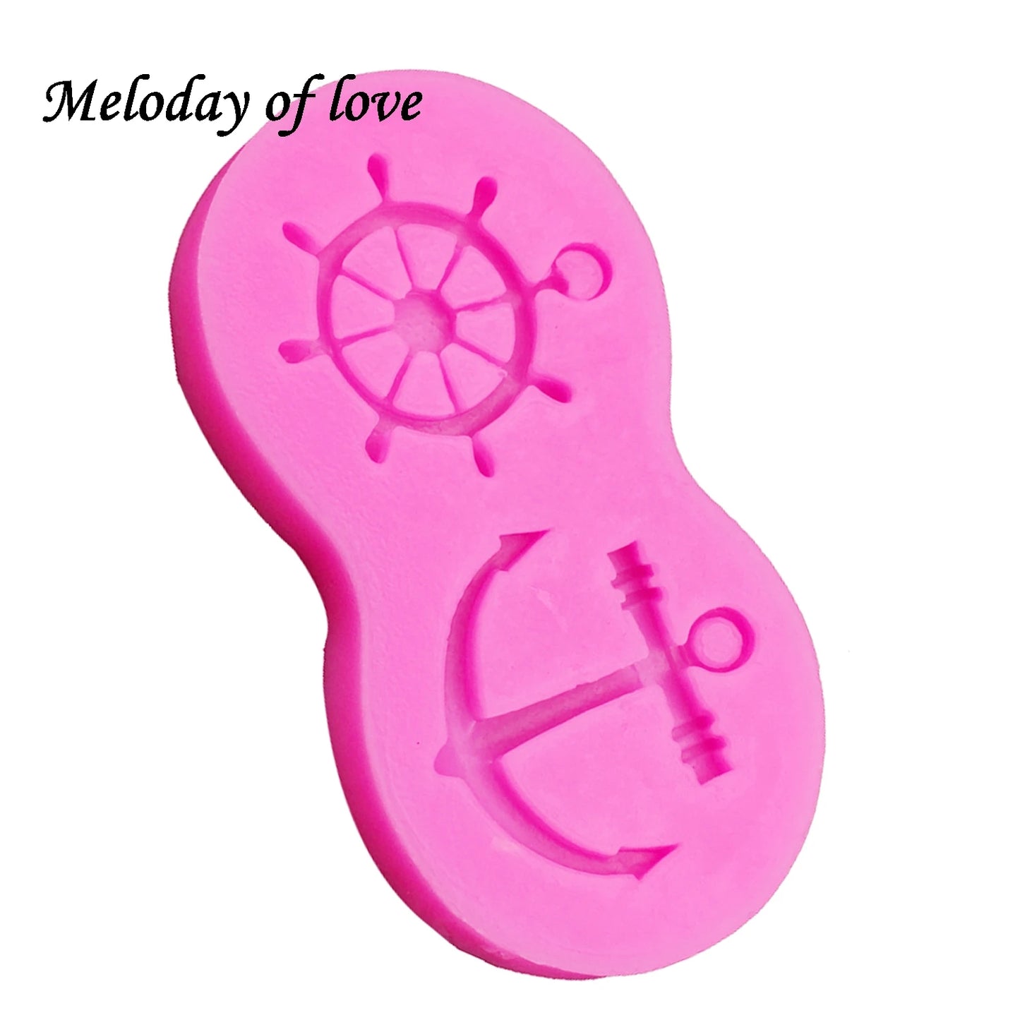 Anchor and Ship's Wheel Silicone Mold