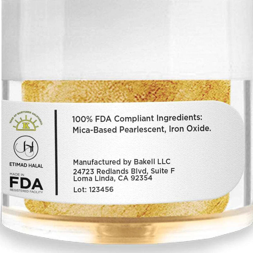 Bakell Super Gold Luster Dust