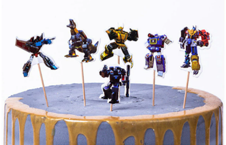 Transformers Cupcake Picks - 12 Per Package