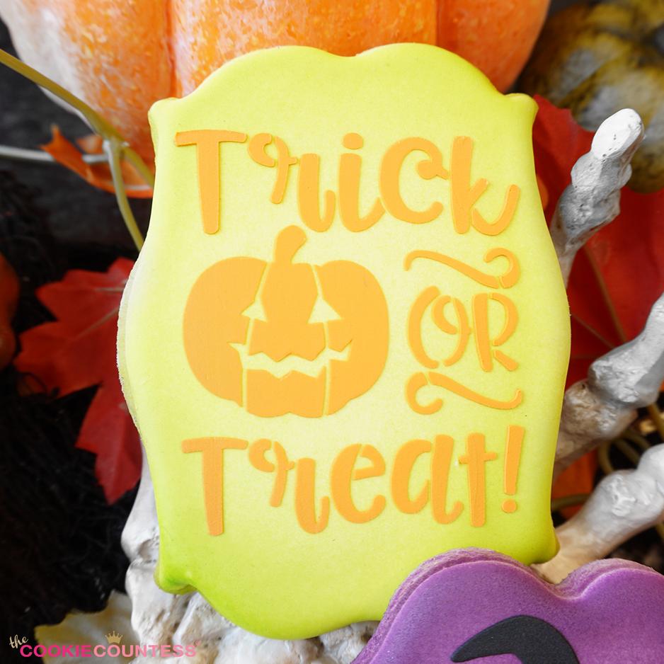 Fun Trick or Treat Stencil