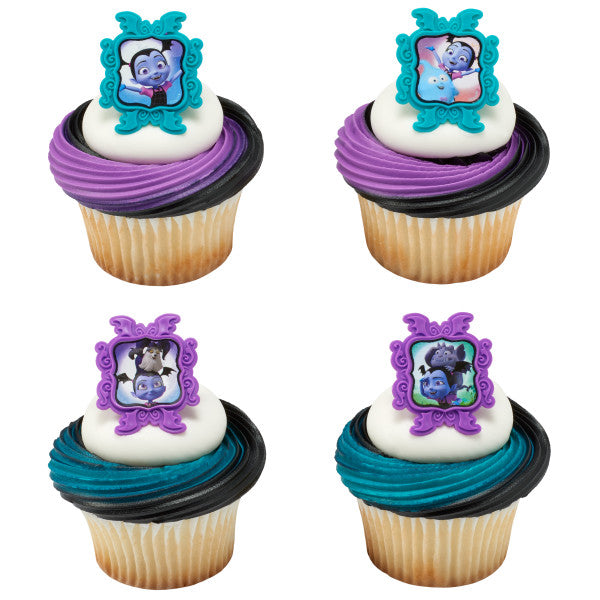 Vampirina Sweet As Can Vee Cupcake Rings - 12 Rings