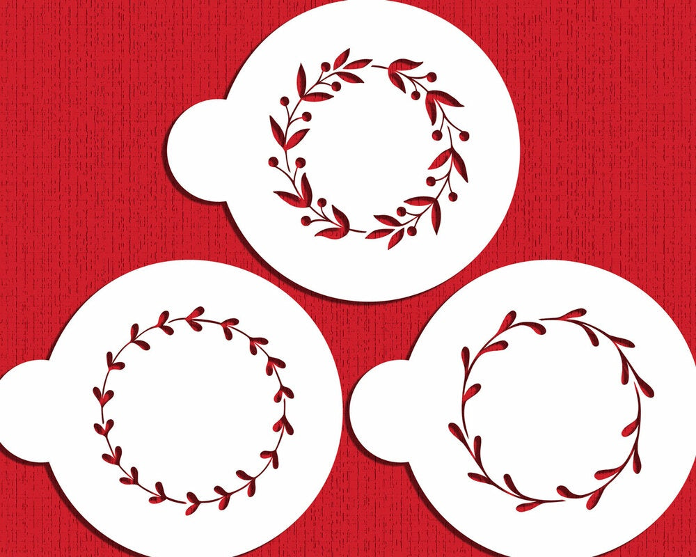 Vine Wreaths Stencil Set