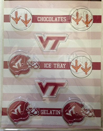 Virginia Tech Football Chocolate Mold