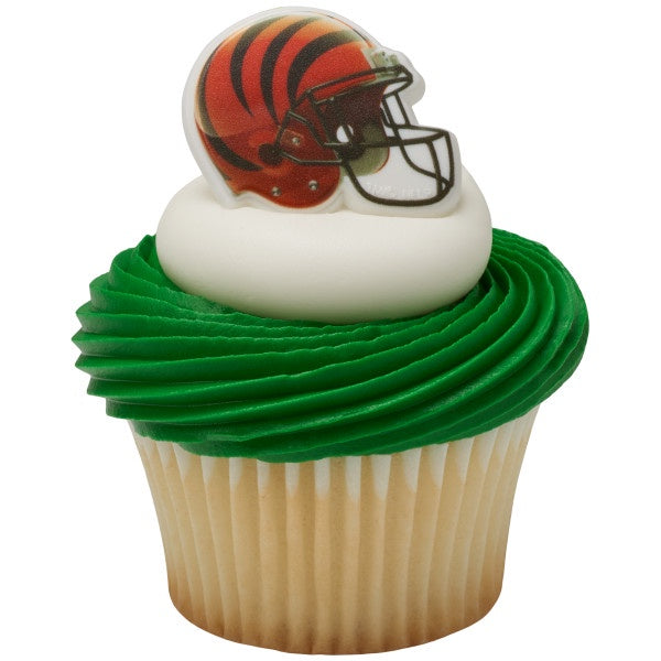 Cincinnati Bengals Cupcake Rings - 12 Rings