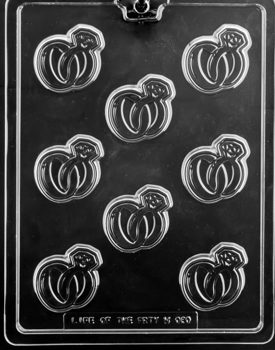 Wedding Rings Chocolate Mold