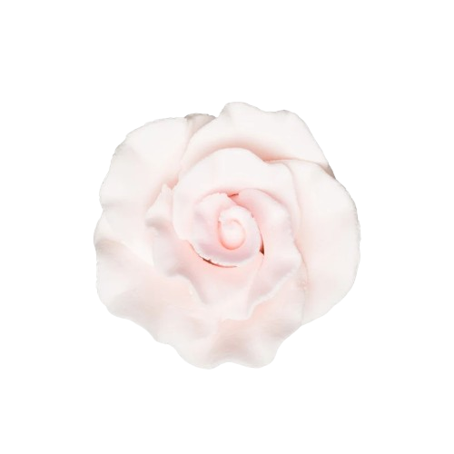 2 Inch Blush Pink Formal Rose on Wire