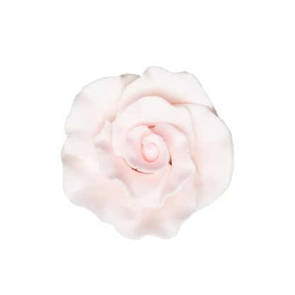 2 Inch Blush Pink Formal Rose on Wire
