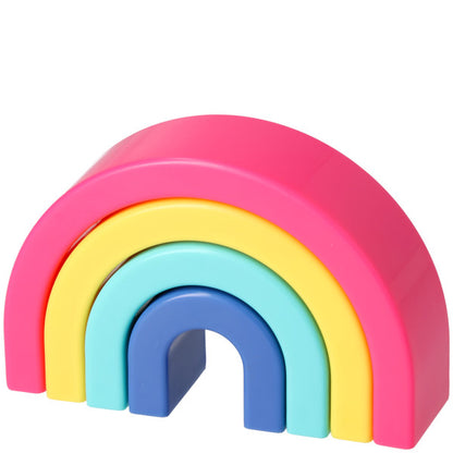 Joyful Rainbow Cake Topper