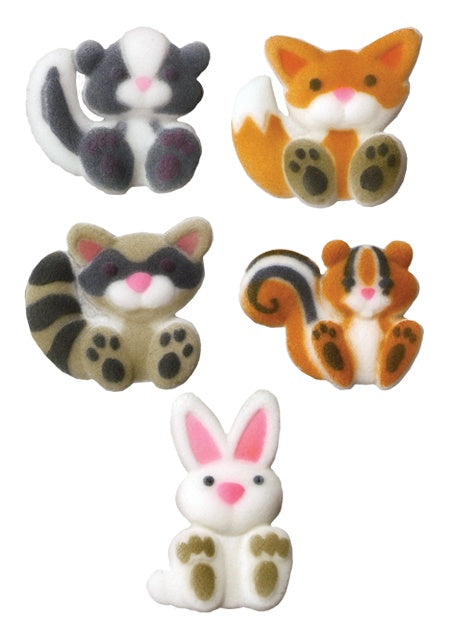 Woodland Animals - Sugar - 5 Pieces