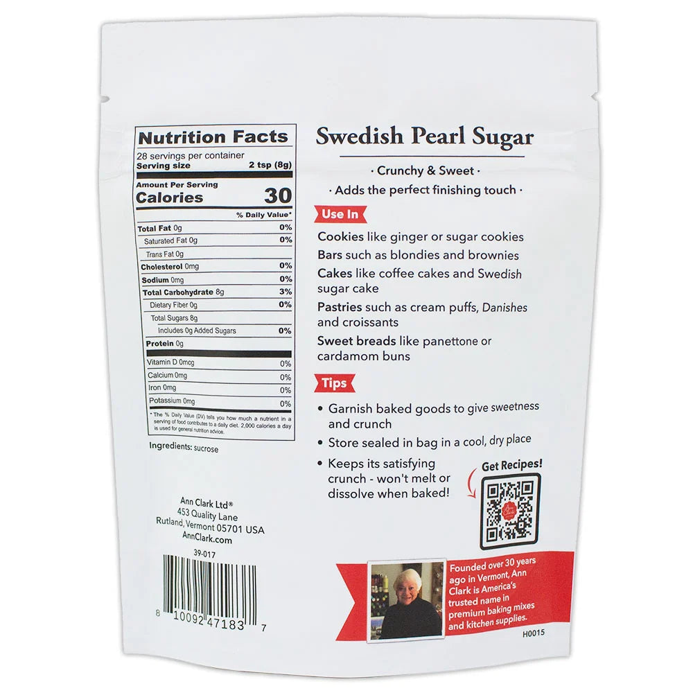 Swedish Pearl Sugar - 8oz