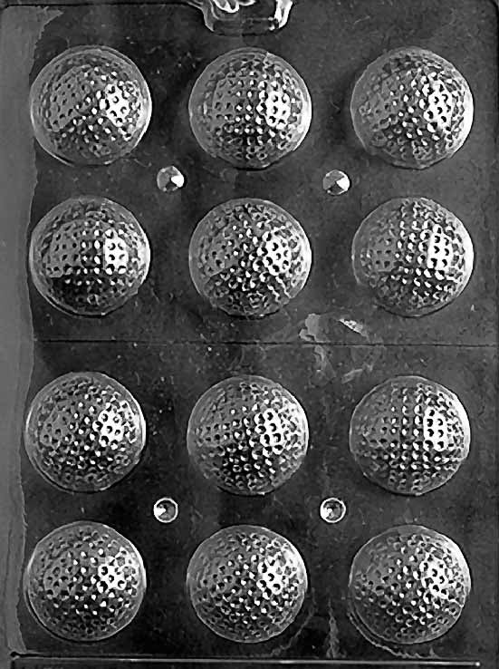 3D Golf Balls Chocolate Mold