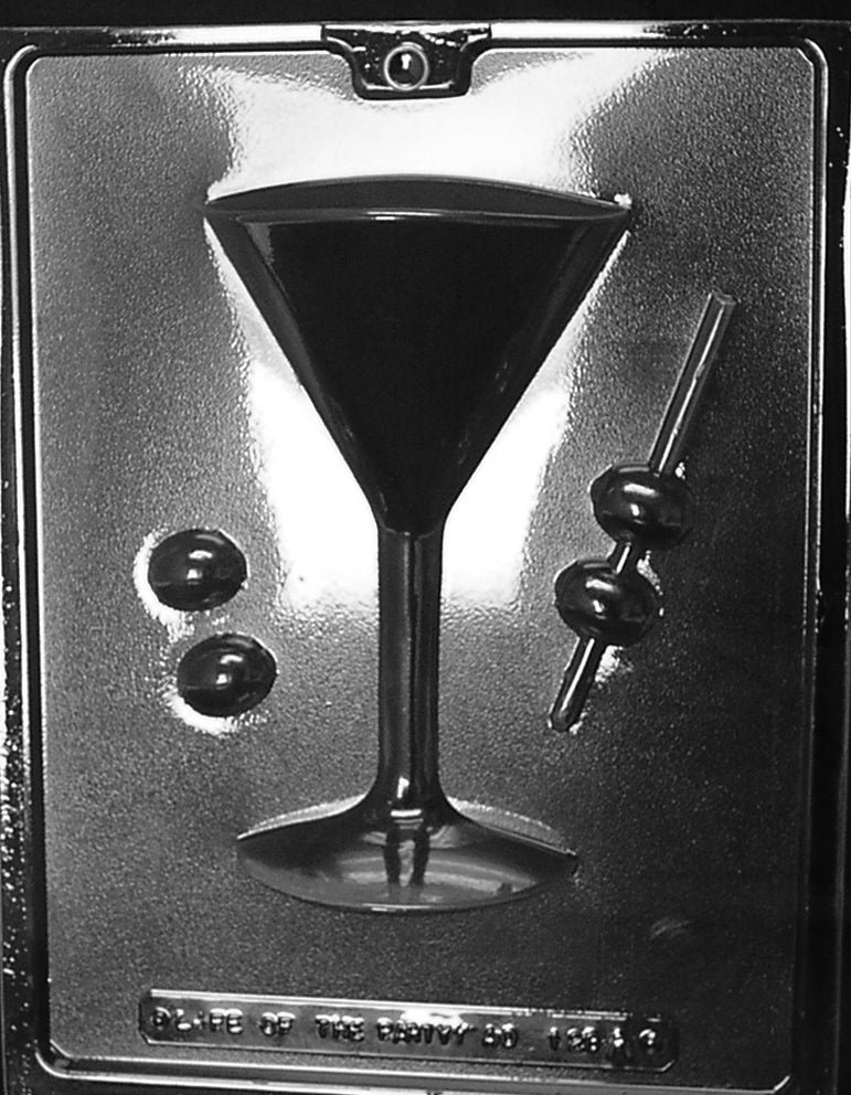3D Martini Glass Chocolate Mold