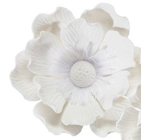 Gumpaste Poppy White Med