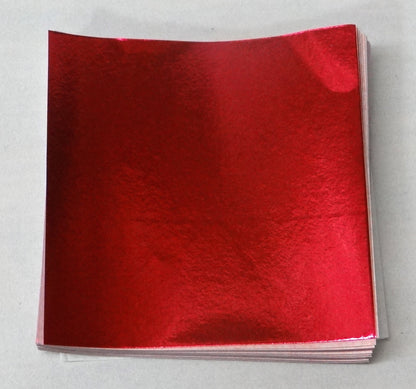 Red Foil Wrapper - 3"x3" - 125/Package
