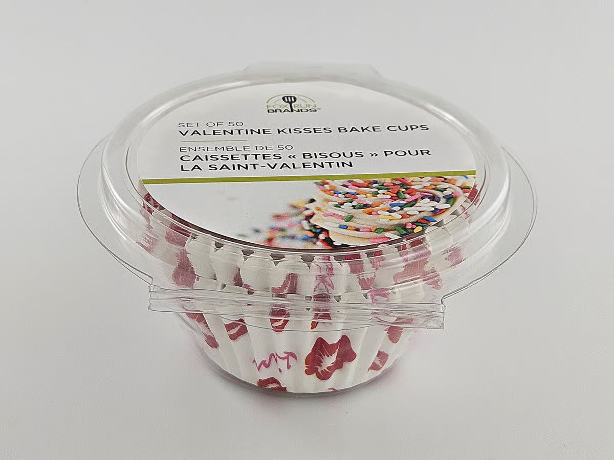 Valentine Kisses Cupcake Liners