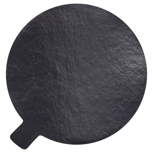 4 Inch, Round Gold/Black Cake Board with Handle - 10 Boards
