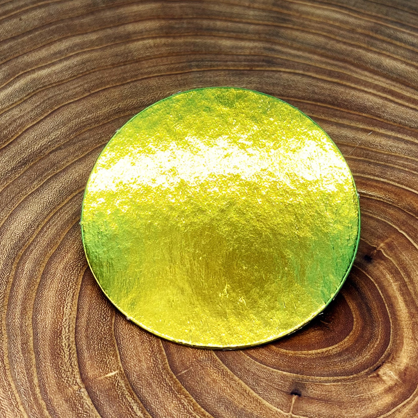 4 Inch Round, Gold Cake Board