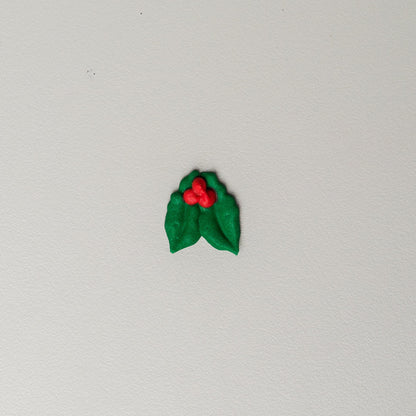 Holly Berry - Royal Icing - 3/4" - 12 Pieces