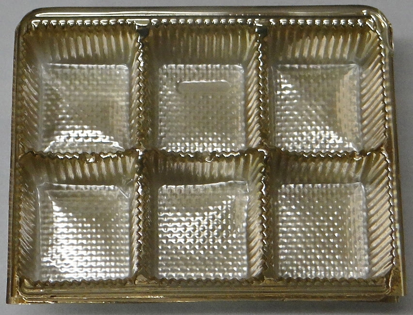 6 Cavity Truffle Insert for 1/4lb Candy Box