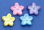 Button Flower - 3/4" Sugar - Assorted Colors - 1 Piece