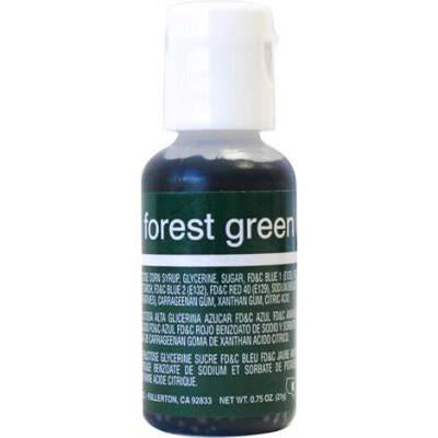 Forest Green, Chefmaster Liqua-Gel Food Color, .70oz