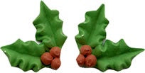 Holly with Berry Royal Icing