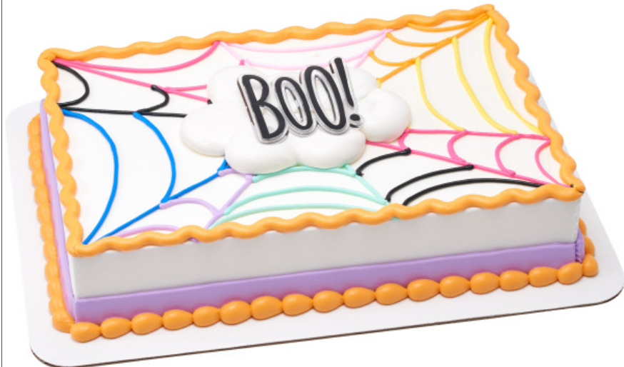 Boo Halloween Cake Layon
