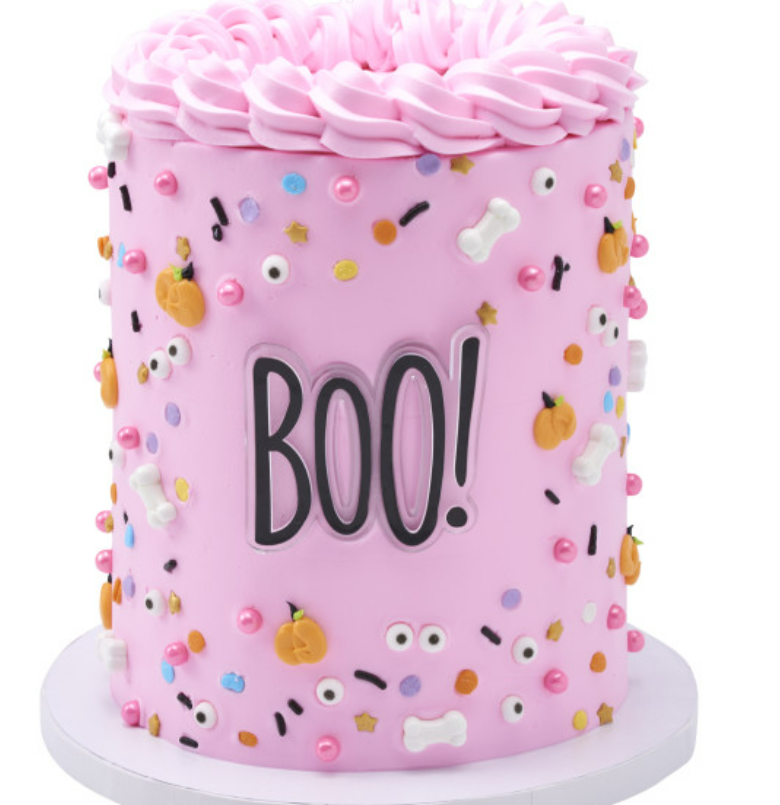Boo Halloween Cake Layon