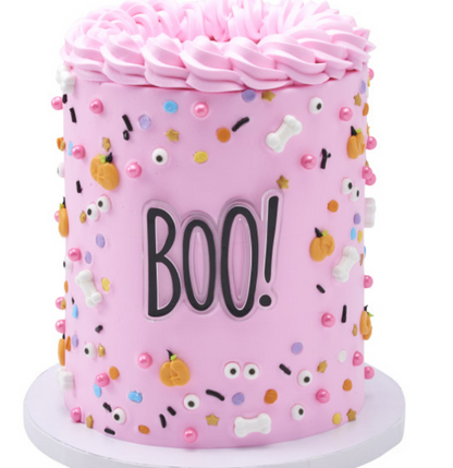 Boo Halloween Cake Layon