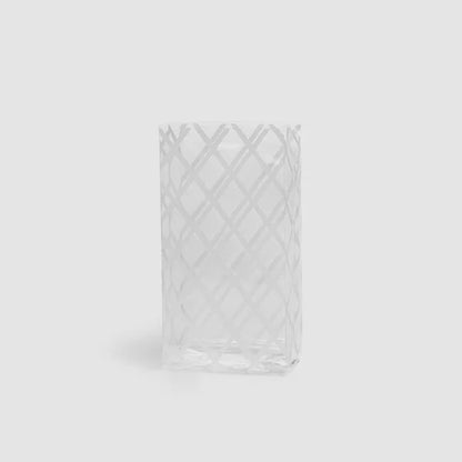 White Trellis Cello Bags, 3.5 x 2 x 7.5 - Pack of 10