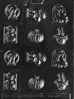 Assorted Halloween with Boo Chocolate mold