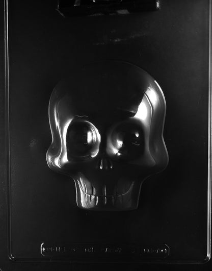 Large 3D Skull Chocolate Mold - 2 Piece