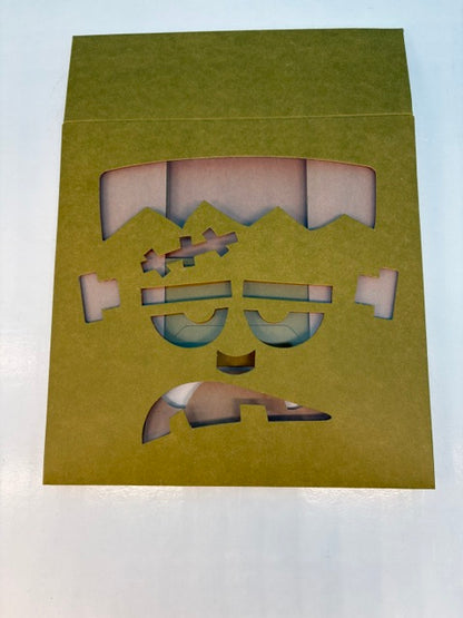 Green Frankenstein Box, 1 Piece Folding Box