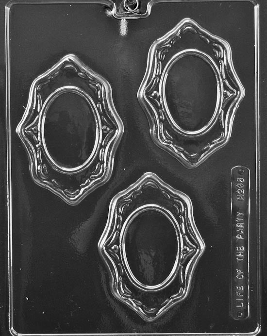 Oval Frames Chocolate Mold