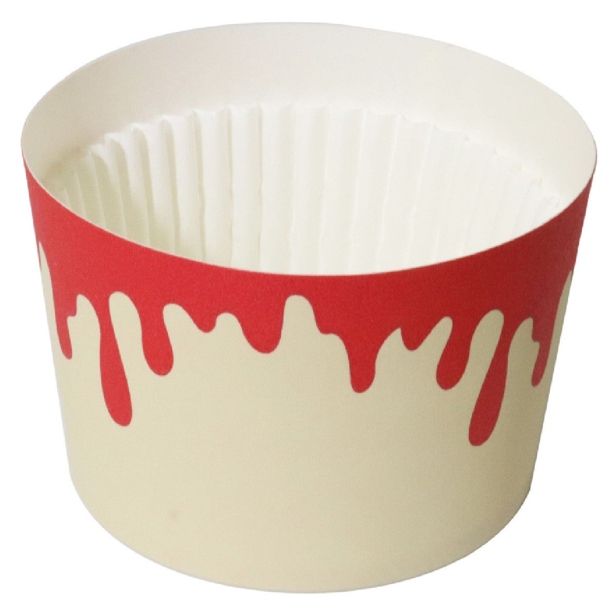 Dripping Blood Baking Cups with Cupcake Cases - 12
