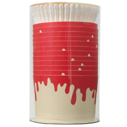 Dripping Blood Baking Cups with Cupcake Cases - 12