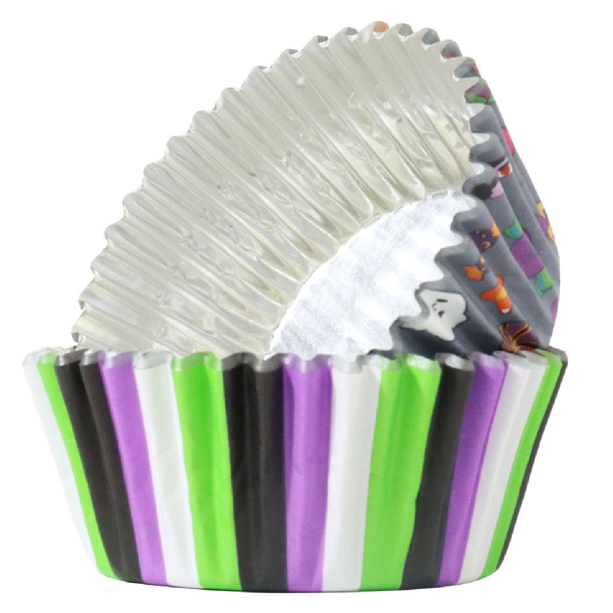Trick or Sweet, Foil Lined Cupcake Liners - 60 Liners