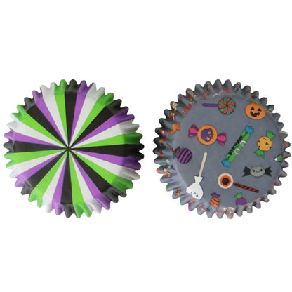 Trick or Sweet, Foil Lined Cupcake Liners - 60 Liners