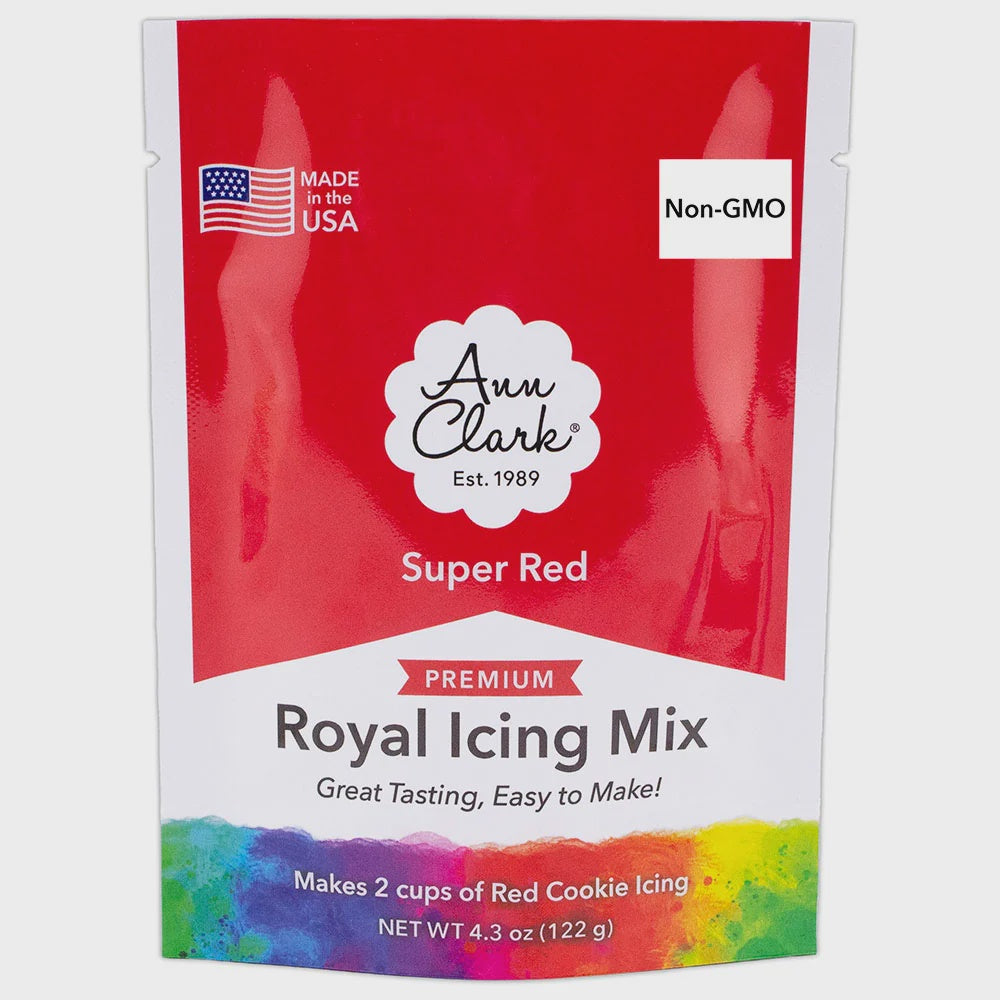 Instant Super Red Royal Icing Mix – 4.3 oz.