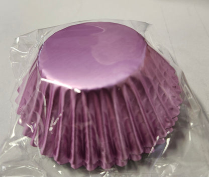 Light Pink Foil Baking Cups - 32 Cupcake Liners