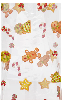 5x3x11.5 Bag - Gingerbread - Santa's Treats - 10 Bags