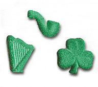 St Pats Day Assortment - 1" - Sugar - 3 Pieces