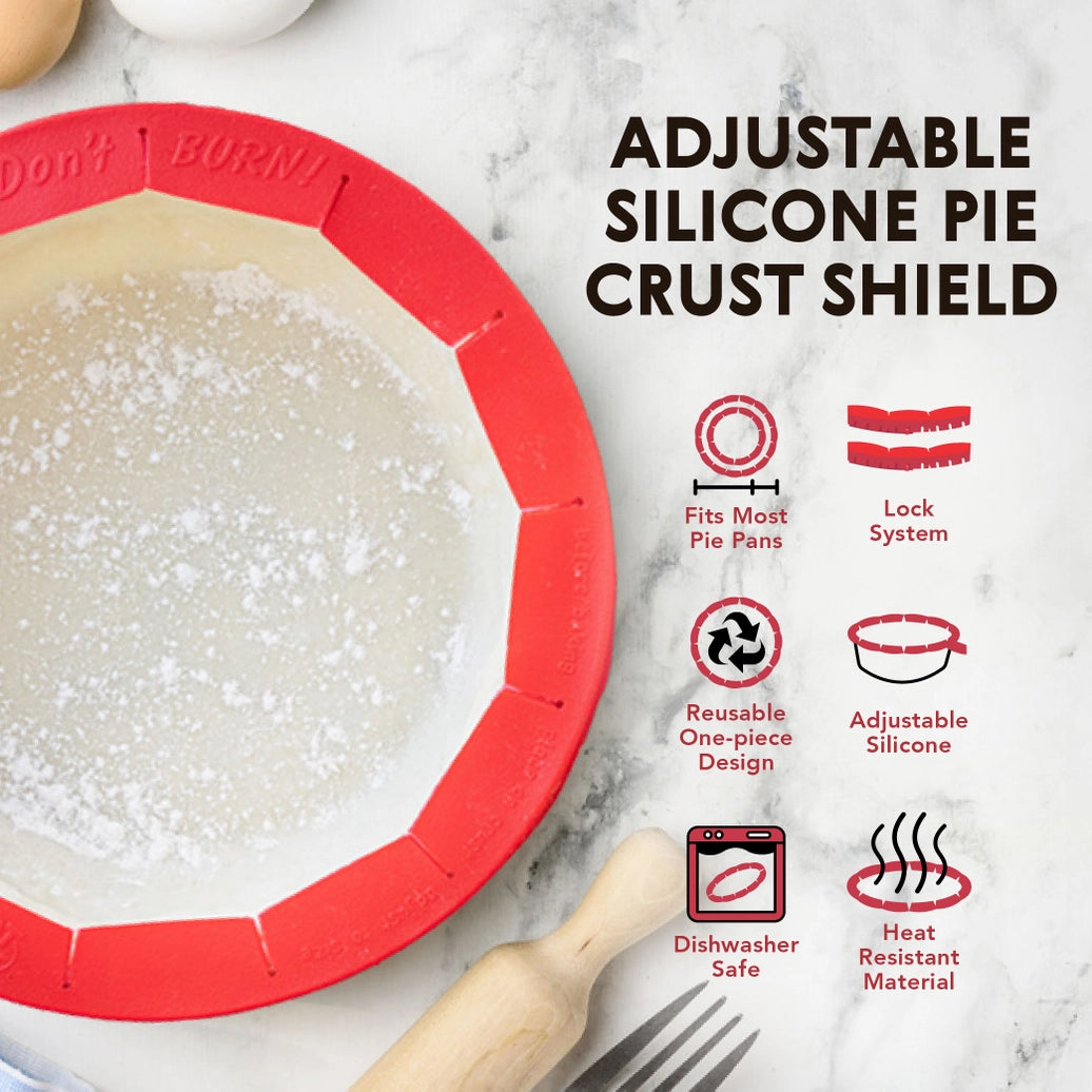 Adjustable Silicone Pie Shield