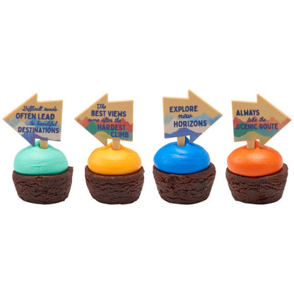 Adventure Awaits Cupcake Picks - 12 Picks