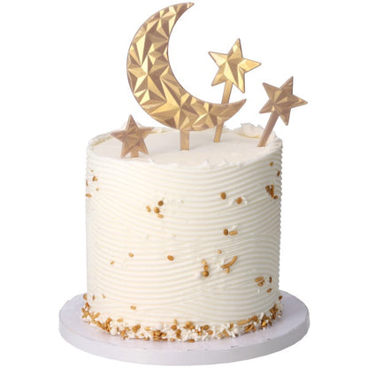 Moon & Stars Cake Topper Set