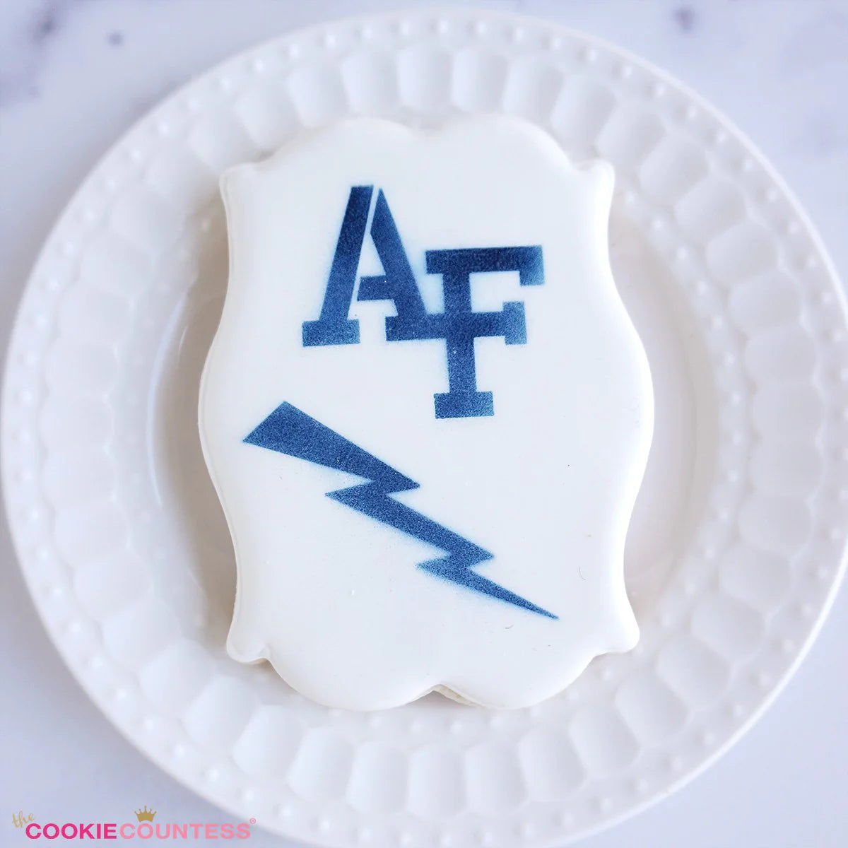 US Air Force Academy Stencil - AF and Bolt