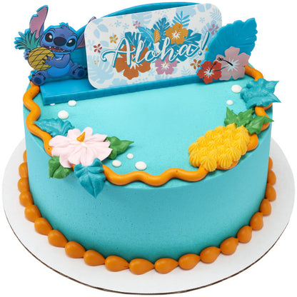 Disney's Stitch Aloha Cake Topper Set