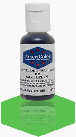 Mint Green, Americolor Soft Gel Paste Food Color, .75oz
