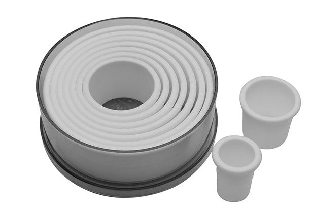 Ateco 9 Piece Plain Round Cutter Set